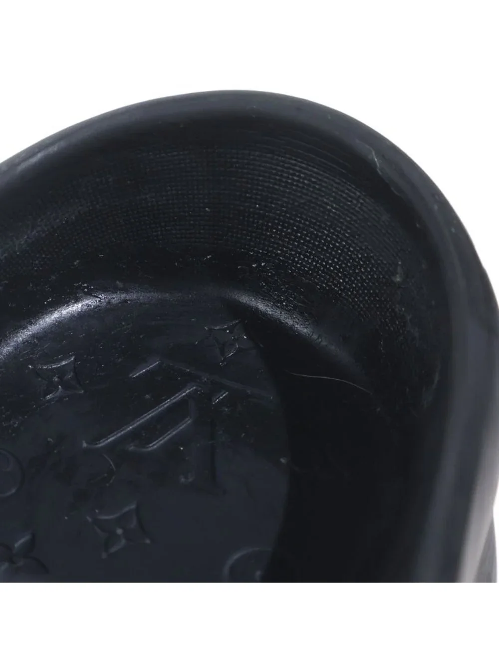 Louis Vuitton LV Shark Line Slip on Sandals Black